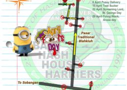 Bali Hash House Harries 2 Next Run Map