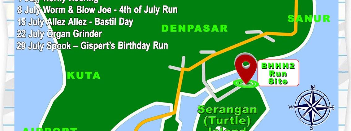 Next Run Map #1324 Gold Island Beach Club Serangan Sat 10-Jun-2017