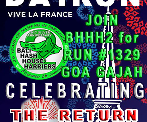 Bali Hash 2 Bastille Day Run 2017