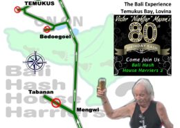 BHHH2 Next Run Map 1358 Hotel Pantai Mas, Temukus, Lovina 3-Feb-18