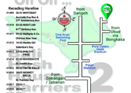 Bali Hash 2 Next Run Map #1408 Desa Punggul 19-Jan-19