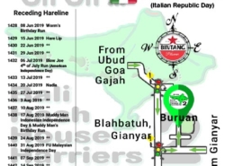 Bali Hash 2 Next Run Map #1427 Kapten I Wayan Dipta Stadium, Gianyar