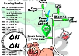 Bali Hash 2 Next Run Map #1430 Kolam Renang Tirtha Yasa Mambal big