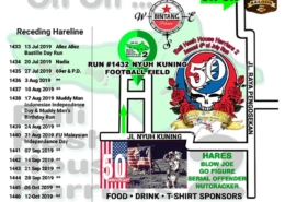 Bali Hash 2 Next Run Map #1432 Nyuh Kuning Football Field 4th of July Run