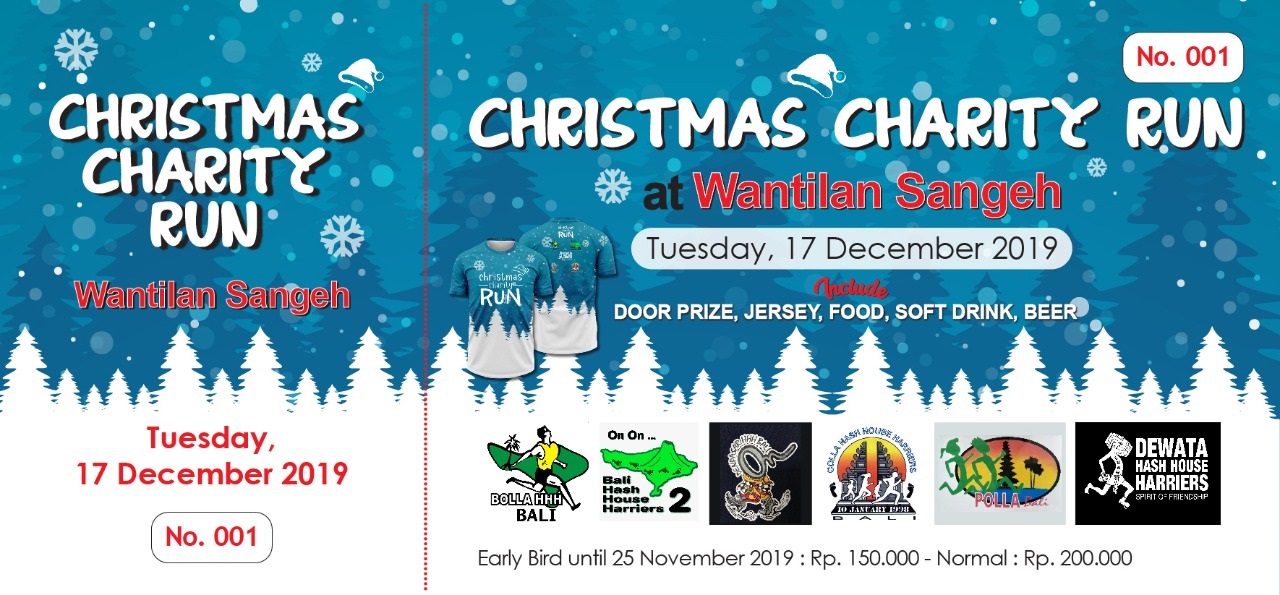 Christmas Charity Run Bali Hash 2