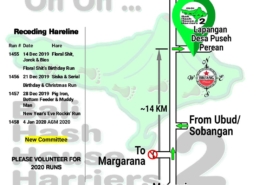 Bali Hash 2 Next Run Map #1454 Lapangan Puseh Perean