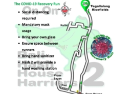 Bali Hash 2 Next Run Map #1469 The Kawai Resto Tegallalang