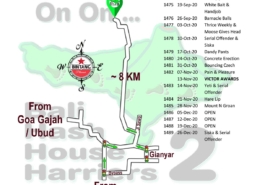 Bali Hash 2 Next Run Map #1474 Desa Sumita Gianyar