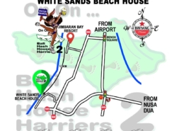 Bali Hash 2 Next Run Map #1483 Victor Awards Recovery Run White Sands Jimbaran