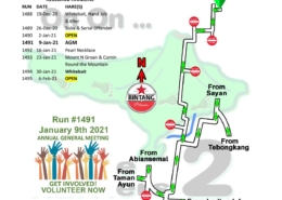 Bali Hash 2 Next Run Map #1487 Desa Rafting Bongkasa