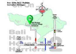 Bali Hash 2 Next Run Map #1488 Bali Budaya Cultural Village 27-Mar-21