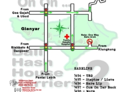 Bali Hash 2 Next Run Map #1493 Bukit Jati Gianyar 1-May-21