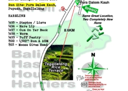 Bali Hash 2 Next Run Map #1494 Pura Dalem Kauh 8-May-21