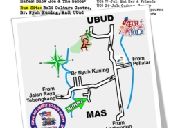 Bali Hash 2 Next Run Map #1502 Bali Culture Centre, Nyuh Kuning