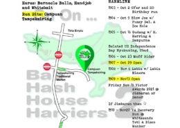 Bali Hash 2 Next Run Map #1502 Campuan Tampaksiring