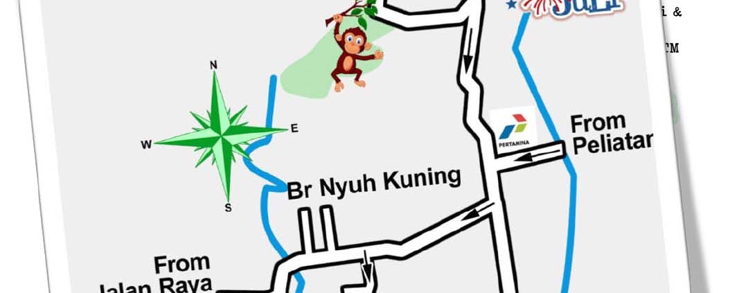 Bali Hash House Harriers 2 Next Run Map Run #1504 Sat 9th Oct 2021