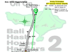 Bali Hash 2 Next Run Map #1506 Tegalalang Saturday 23-Oct-2021