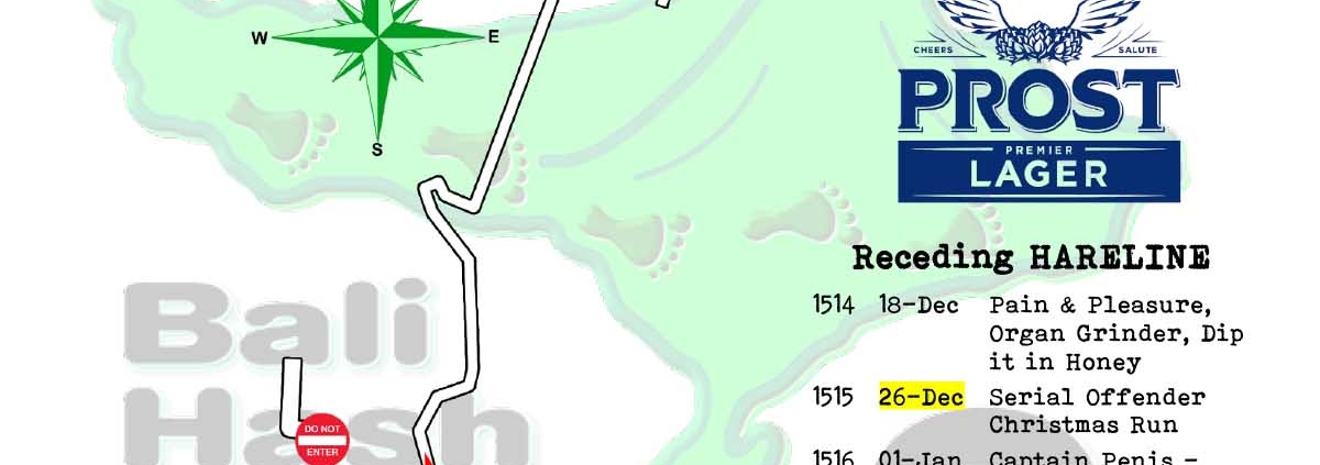 Bali Hash 2 Next Run Map #1513 Bukian Payangan Sat 11-Dec-21