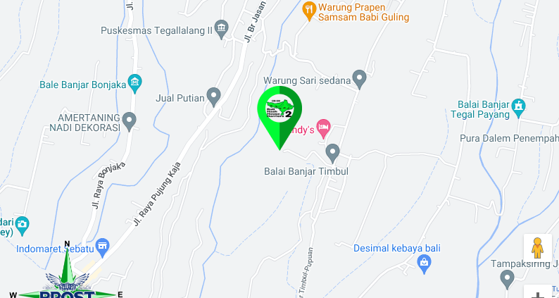 Bali Hash House Harriers 2 Next Run Map Pura Dalem Kauh, Banjar Timbul, Tegallalang